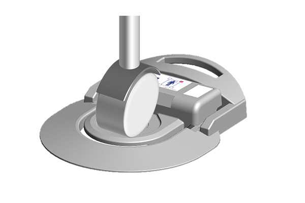 荷重センサーの3Dモデル図（拡大）